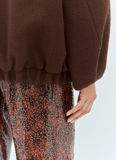 LN-CC® - Dries Van Noten: Wool Jacket - Brown Dries Van Noten Wool Jacket Brown dvn0258015