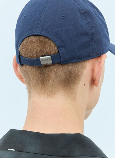 LN-CC® - Carhartt WIP: Madison Logo Baseball Cap - Navy Carhartt WIP Madison Logo Baseball Cap Navy wip0157004
