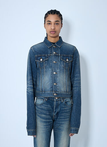 LN-CC® - Balenciaga: Denim Jacket - Blue Balenciaga Denim Jacket Blue bal0259062
