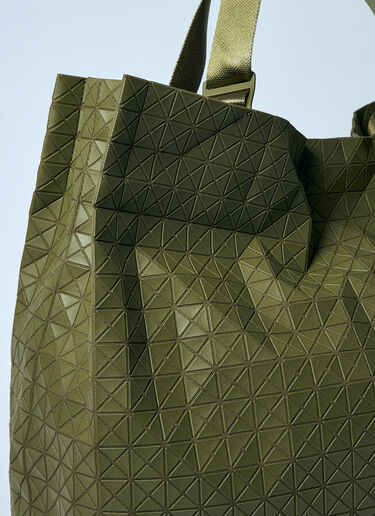 LN-CC® - Bao Bao Issey Miyake: Cart One-Tone Tote Bag - Green Bao Bao Issey Miyake Cart One-Tone Tote Bag Green bao0159004