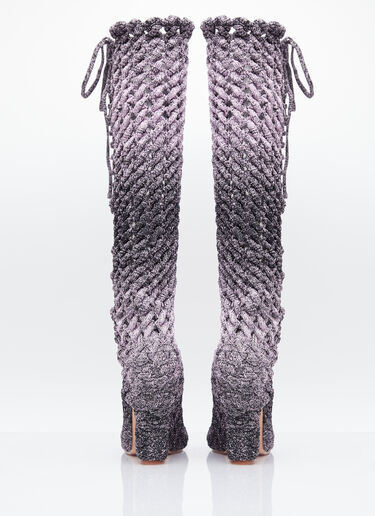 LN-CC® - Isa Boulder: Spiral Cable Boots - Lilac Isa Boulder Spiral Cable Boots Lilac isa0253010