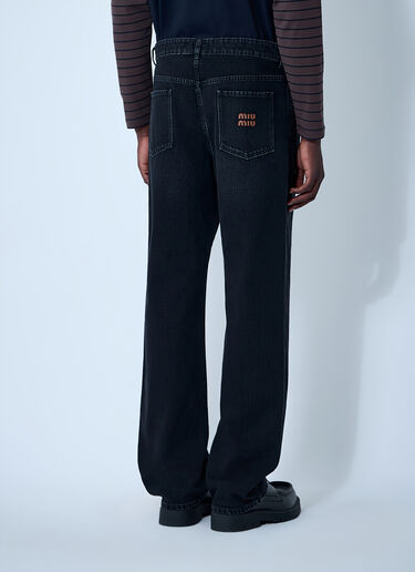 Miu Miu Five-Pocket Jeans Black miu0162015