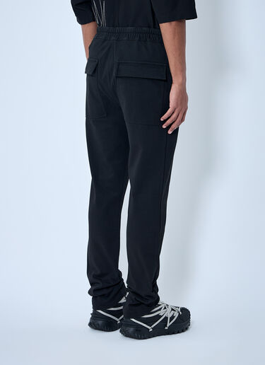 LN-CC® - Moncler + Rick Owens: Elasticated Waist Drawstring Pants - Black Moncler + Rick Owens Elasticated Waist Drawstring Pants Black mcs0363021