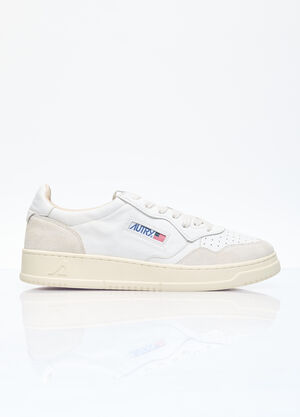 LN-CC® - Autry: Medalist Low Top Sneakers - White Autry Medalist Low Top Sneakers White aut0156004