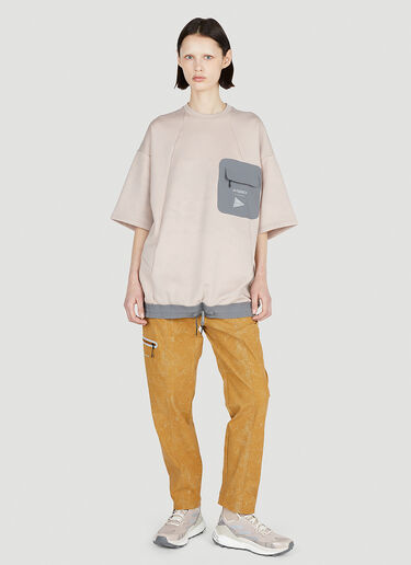 LN-CC® - adidas Terrex x And Wander: Logo Track Pants - Brown adidas Terrex x And Wander Logo Track Pants Brown ata0252004