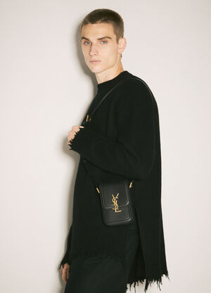 LN-CC® - Saint Laurent: Solferino Mini Crossbody Bag - Black Saint Laurent Solferino Mini Crossbody Bag Black sla0158018