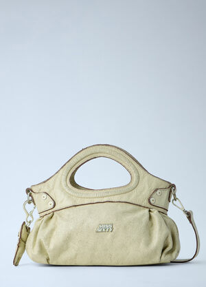 Miss Sixty x KNWLS Distressed Handbag White msk0263004