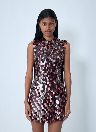 LN-CC® - Dries Van Noten: Embellished Top - Burgundy Dries Van Noten Embellished Top Burgundy dvn0262003