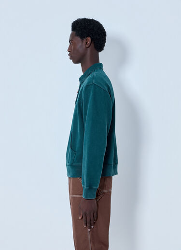 LN-CC® - OTW by VANS x Julian Klincewicz: Half-Zip Cotton Sweatshirt - Green OTW by VANS x Julian Klincewicz Half-Zip Cotton Sweatshirt Green otj0164005