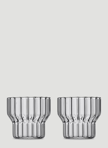 LN-CC® - Fferrone Design: Set of Two Boyd Glasses - Transparent Fferrone Design Set of Two Boyd Glasses Transparent wps0644569
