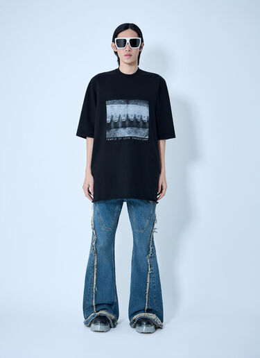 Rick Owens DRKSHDW Jumbo SS T-Shirt Black drk0164024