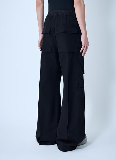 LN-CC® - Rick Owens DRKSHDW: Double Cargo Jumbo Belas Pants - Black Rick Owens DRKSHDW Double Cargo Jumbo Belas Pants Black drk0164004