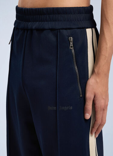 Palm Angels Classic Logo Zip-Up Track Pants Dark Blue pma0162097