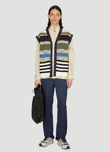 LN-CC® - Soulland: Alert And Fresh Sleeveless Cardigan - Multicolour Soulland Alert And Fresh Sleeveless Cardigan Multicolour sld0352001
