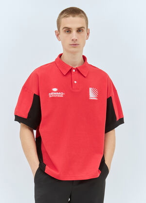 DEMMO Station Polo Shirt Red dem0159004