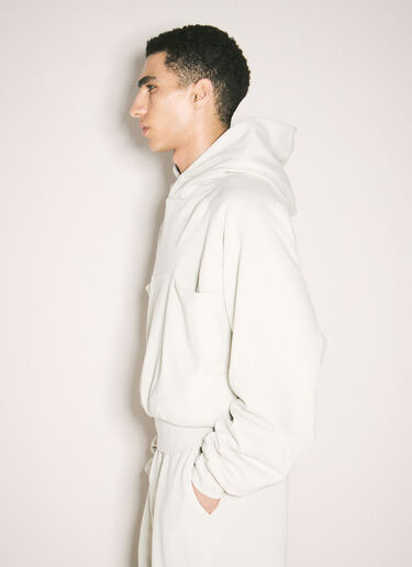 LN-CC® - Entire Studios: Double Double Hooded Sweatshirt - Cream Entire Studios Double Double Hooded Sweatshirt Cream ent0157021