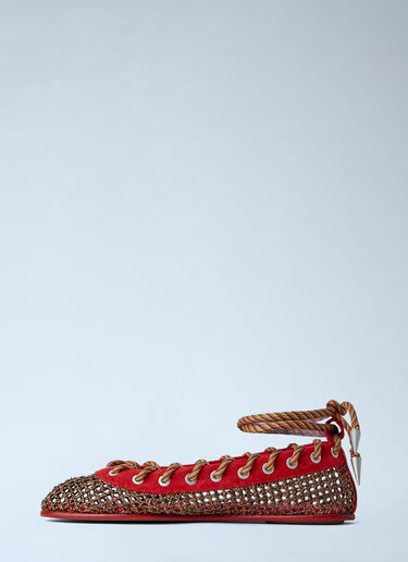 Kiko Kostadinov レティセッラ フラット 赤 kko0264015