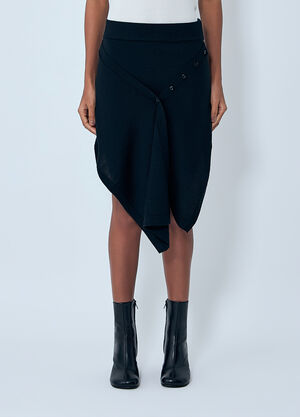 Lemaire Buttoned Skirt Black lem0264017
