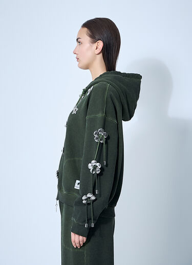 Chopova Lowena Dallas Hooded Sweatshirt Grey cho0360010