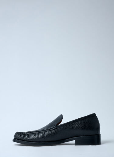 LN-CC® - Acne Studios: Leather Loafers - Black Acne Studios Leather Loafers Black acn0162027