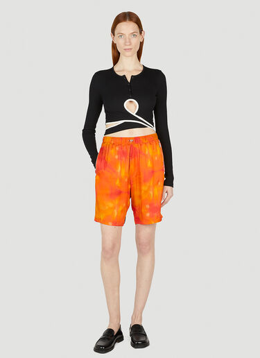 LN-CC® - Ahluwalia: Bassar Running Shorts - Orange Ahluwalia Bassar Running Shorts Orange ahl0352002