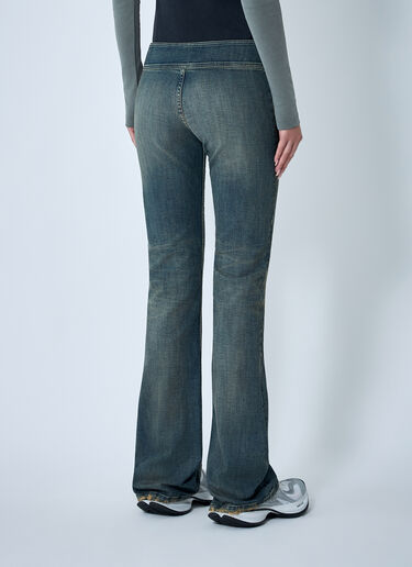 LN-CC® - Balenciaga: Buckle Bootcut Pants - Navy Balenciaga Buckle Bootcut Pants Navy bal0262011