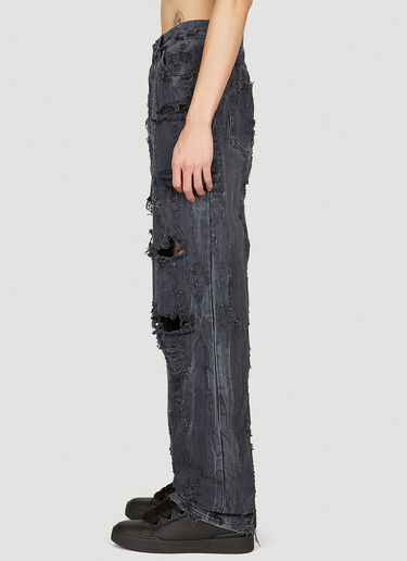 Dolce & Gabbana 做旧牛仔裤 黑色 dol0154006