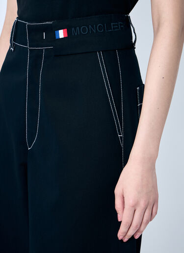 8 Moncler Palm Angels 阔腿裤 黑色 mpa0259003