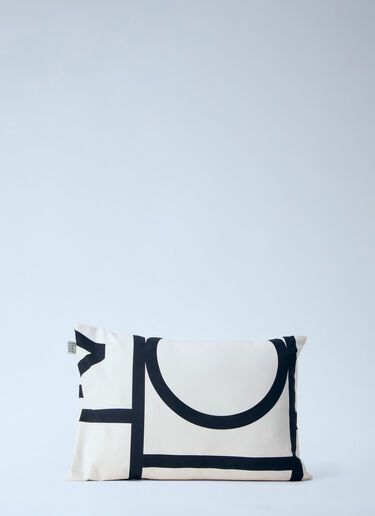 LN-CC® - TOTEME: Monogram Pillow - White TOTEME Monogram Pillow White tot0264041