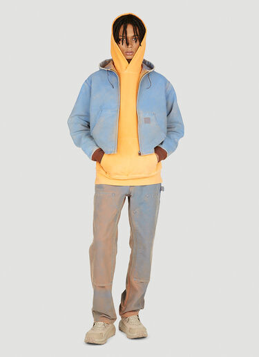 NOTSONORMAL Splashed Hooded Sweatshirt Orange nsm0351017