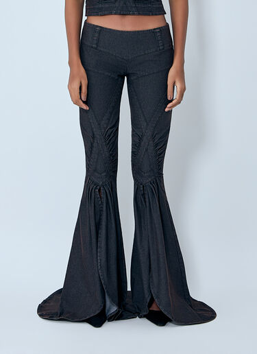 LN-CC® - Miss Sixty x KNWLS: Flared Jeans - Black Miss Sixty x KNWLS Flared Jeans Black msk0263010