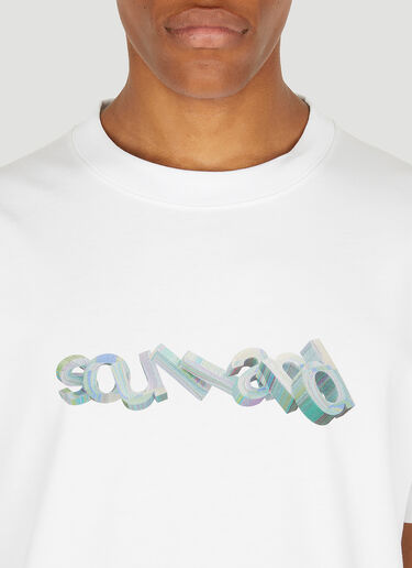 LN-CC® - Soulland: Tilting Logo T-Shirt - White Soulland Tilting Logo T-Shirt White sld0149006