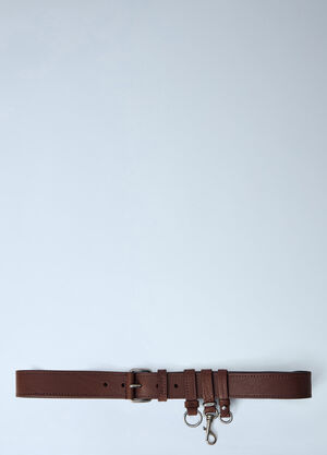 LN-CC® - Miu Miu: Tobacco Leather Belt - Brown Miu Miu Tobacco Leather Belt Brown miu0164039