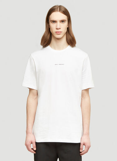 LN-CC® - OAMC: Dream Logic T-Shirt - White OAMC Dream Logic T-Shirt White oam0140003