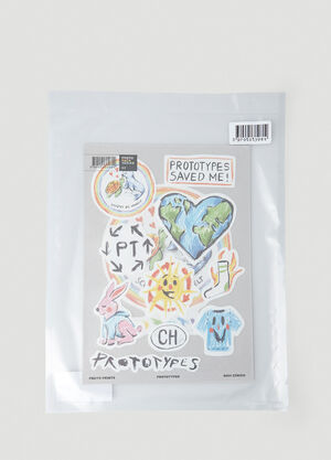 LN-CC® - PROTOTYPES: Proto Prints 01 Stickers Cute - White PROTOTYPES Proto Prints 01 Stickers Cute White prt0348011