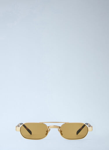 LN-CC® - Miu Miu: 0MU B52S Sunglasses - Gold Miu Miu 0MU B52S Sunglasses Gold lmu0364008
