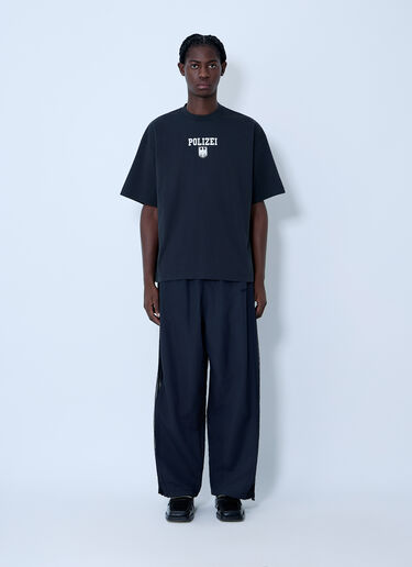 LN-CC® - Vetements: Polizei T-Shirt - Black Vetements Polizei T-Shirt Black vet0162006