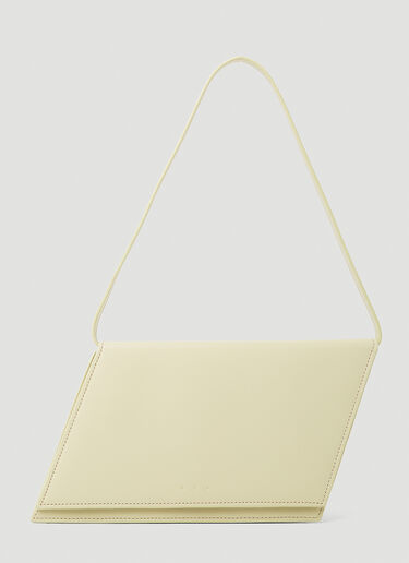 Aesther Ekme Angle Accordion Shoulder Bag Yellow aes0253006
