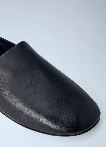 LN-CC® - The Row: Casa Slippers - Dark Brown The Row Casa Slippers Dark Brown row0265018