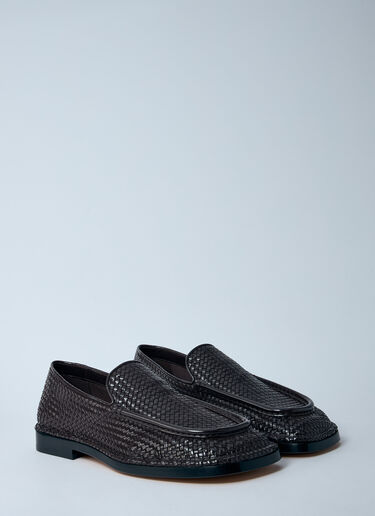 LN-CC® - Bottega Veneta: Structured Loafers - Brown Bottega Veneta Structured Loafers Brown bov0160008