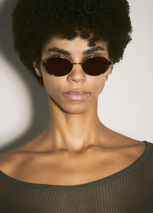 LN-CC® - Saint Laurent: SL 692 Sunglasses - Gold Saint Laurent SL 692 Sunglasses Gold yss0257010