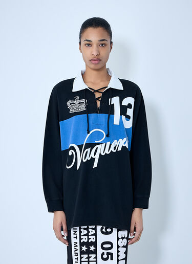 LN-CC® - Vaquera: Rugby Sweatshirt - Black Vaquera Rugby Sweatshirt Black vaq0264005