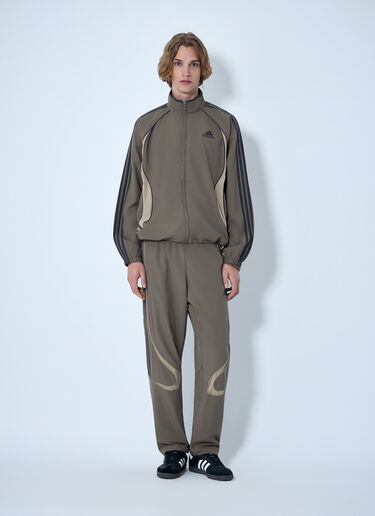 LN-CC® - adidas: Elasticated Track Pants - Brown adidas Elasticated Track Pants Brown adi0164005