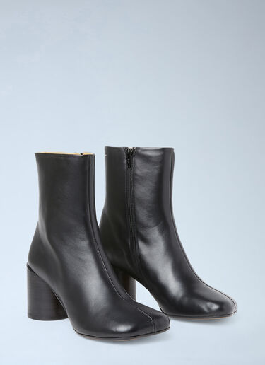 MM6 Maison Margiela Square Ankle Boots Black mmm0253026