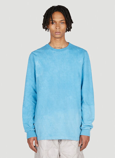 LN-CC® - NOTSONORMAL: Splashed Long Sleeve T-Shirt - Blue NOTSONORMAL Splashed Long Sleeve T-Shirt Blue nsm0351021