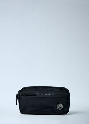Stone Island Logo Motif Belt Bag Black sto0164024