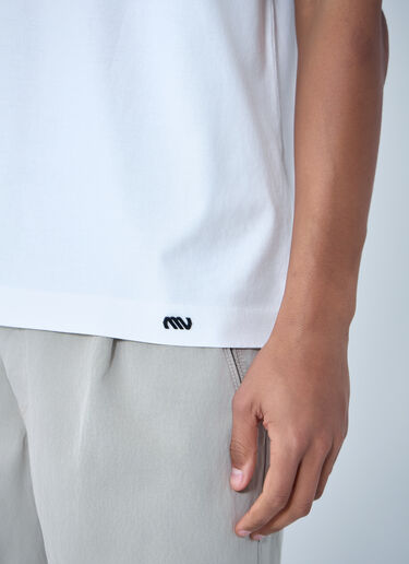 LN-CC® - Massimo Osti Studio: Mercerized Jersey Polo Shorts - White Massimo Osti Studio Mercerized Jersey Polo Shorts White mao0164012