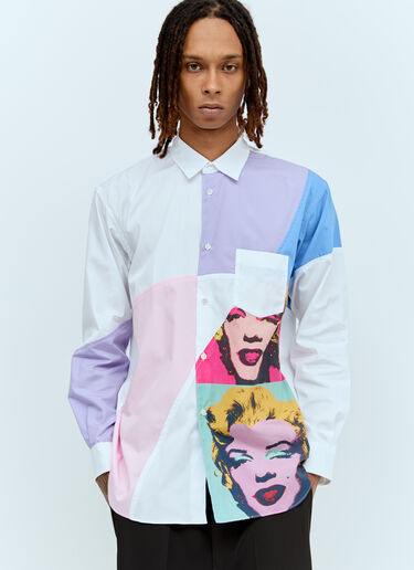 LN-CC® - Comme des Garçons SHIRT: x Andy Warhol 波普艺术衬衫 - 白色 Comme des Garçons SHIRT x Andy Warhol 波普艺术衬衫 白色 cdg0156002