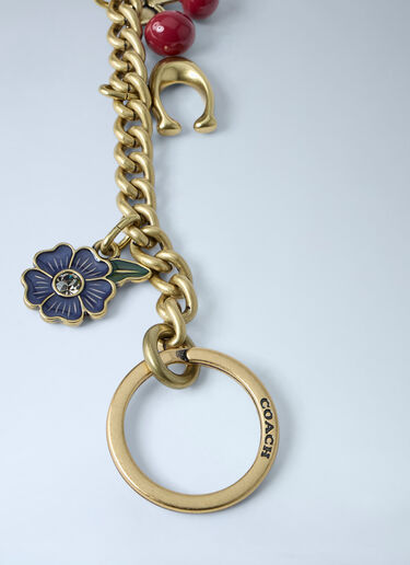 LN-CC® - Coach: Charm Keychain With Mixed Motifs - Gold Coach Charm Keychain With Mixed Motifs Gold coa0263028