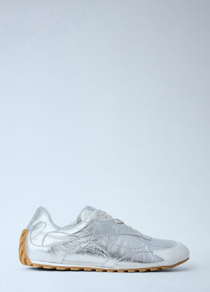 LN-CC® - Bottega Veneta: Orbit Flash Sneakers - Silver Bottega Veneta Orbit Flash Sneakers Silver bov0163022